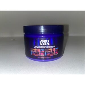 Afro Sheen Crown Defining Curl Hair Styling Cream 12 oz, Defines And Hydrates